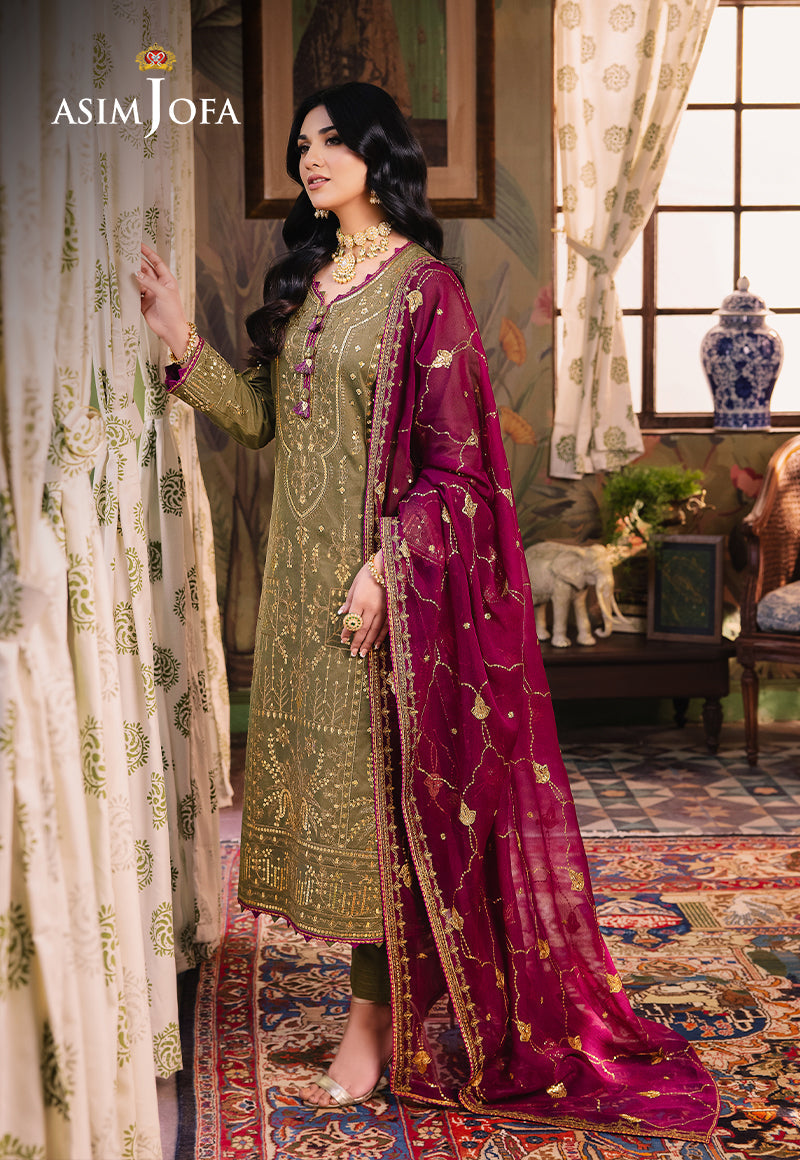 Asim Jofa | Afsanay Luxury Pret | AJLP-08 - House Of Anaya