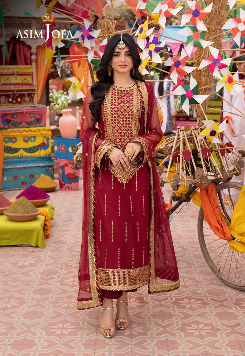 Asim Jofa | Pyaar Diyan Gallan Formals | AJEM-10 - House Of Anaya