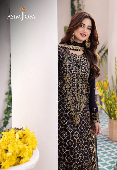 Asim Jofa | Dhanak Rang Collection | AJCF-04 - House Of Anaya