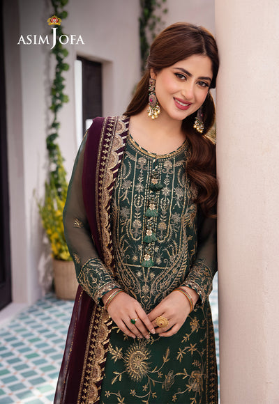 Asim Jofa | Dhanak Rang Collection | AJCF-10 - House Of Anaya