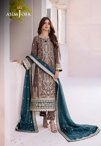 Asim Jofa | Dhanak Rang Collection | AJCF-30 - House Of Anaya
