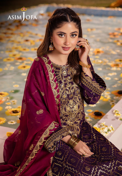 Asim Jofa | Dhanak Rang Collection | AJCF-02 - House Of Anaya