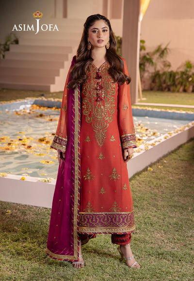Asim Jofa | Dhanak Rang Collection | AJCF-24 - House Of Anaya