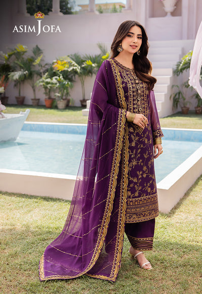 Asim Jofa | Dhanak Rang Collection | AJCF-08 - House Of Anaya