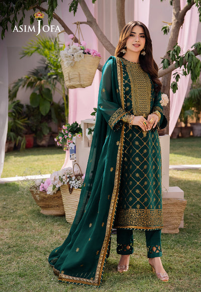 Asim Jofa | Dhanak Rang Collection | AJCF-03 - House Of Anaya