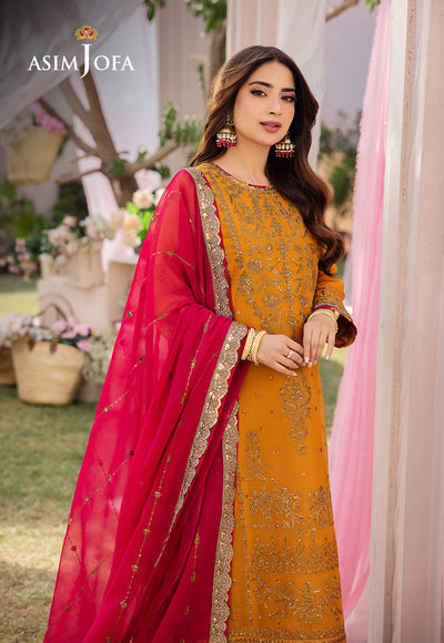Asim Jofa | Dhanak Rang Collection | AJCF-25 - House Of Anaya