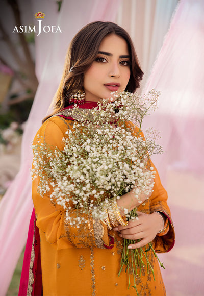 Asim Jofa | Dhanak Rang Collection | AJCF-25 - House Of Anaya