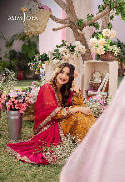 Asim Jofa | Dhanak Rang Collection | AJCF-25 - House Of Anaya