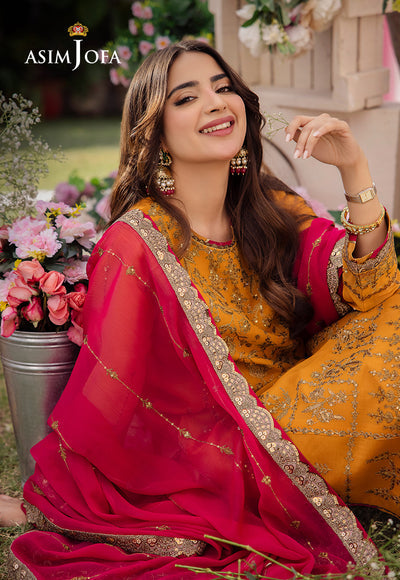 Asim Jofa | Dhanak Rang Collection | AJCF-25 - House Of Anaya