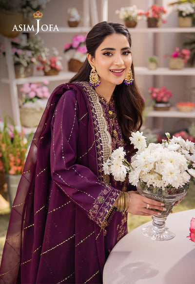 Asim Jofa | Dhanak Rang Collection | AJCF-22 - House Of Anaya