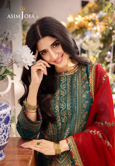 Asim Jofa | Dhanak Rang Collection | AJCF-23 - House Of Anaya