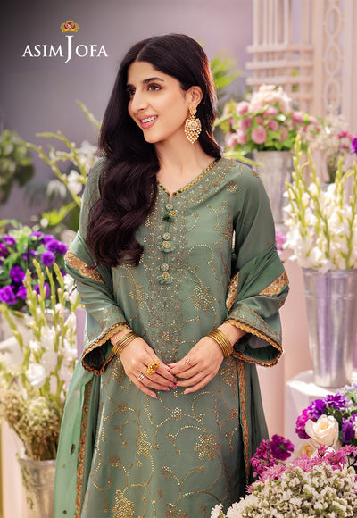 Asim Jofa | Dhanak Rang Collection | AJCF-15 - House Of Anaya