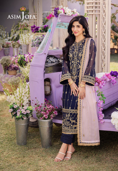 Asim Jofa | Dhanak Rang Collection | AJCF-09 - House Of Anaya