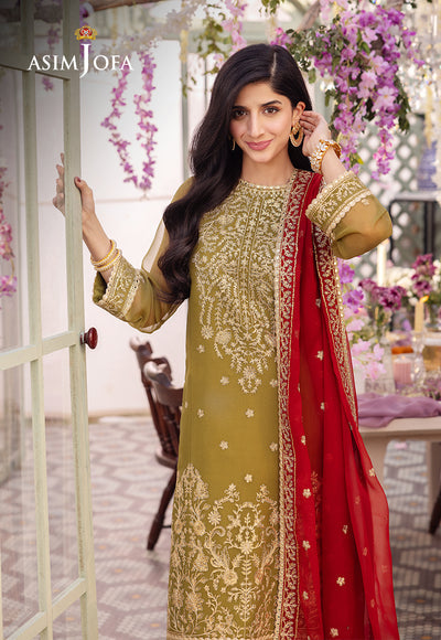 Asim Jofa | Dhanak Rang Collection | AJCF-26 - House Of Anaya