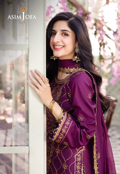 Asim Jofa | Dhanak Rang Collection | AJCF-07 - House Of Anaya
