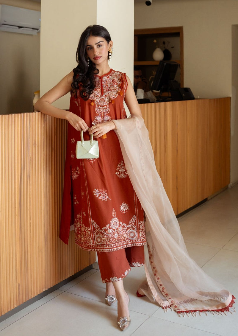 Sadaf Fawad Khan | Lawn 24 | Faizah (B) - House Of Anaya