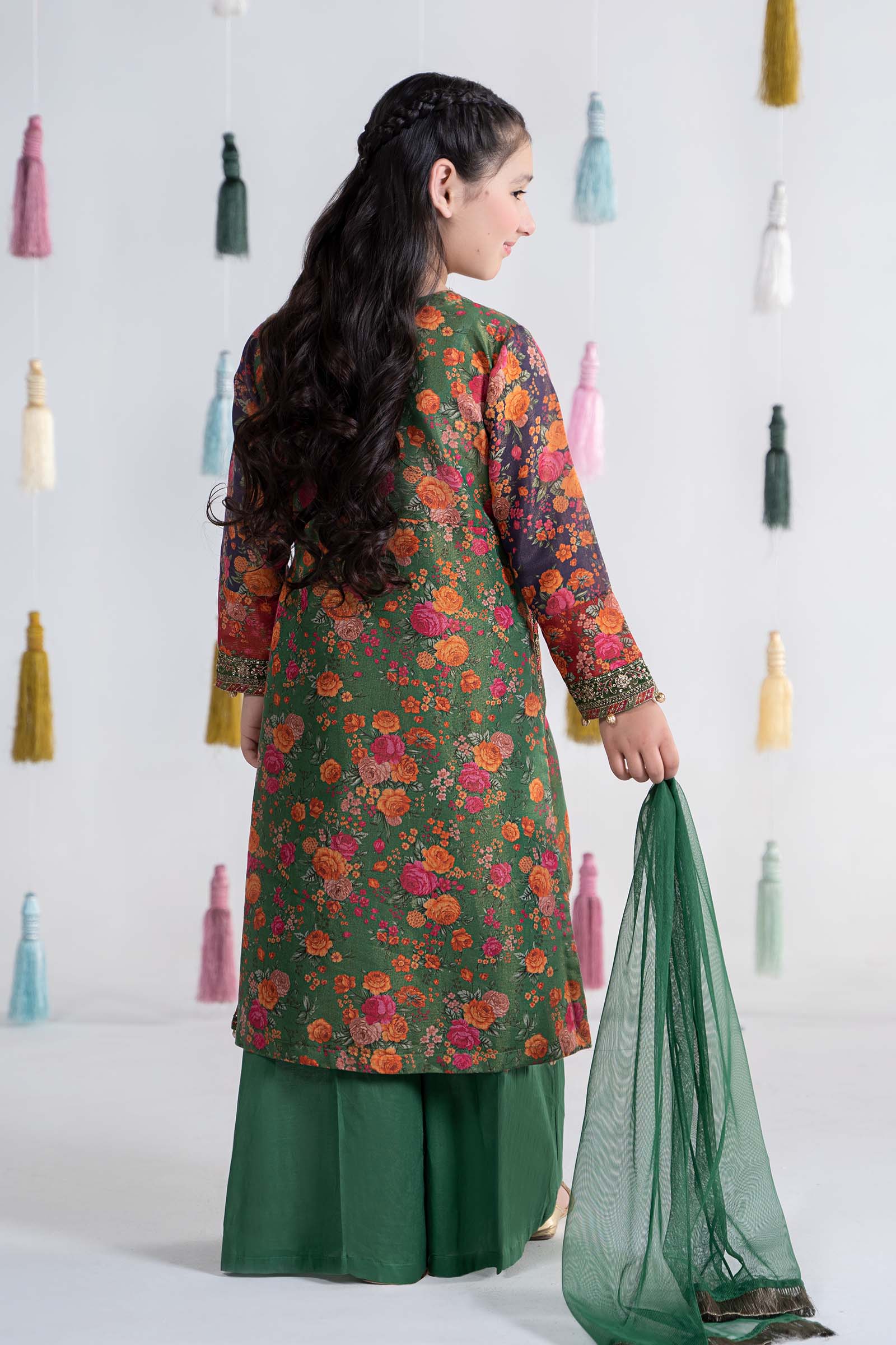 Maria B | 3 Piece Printed Cotton Masoori Suit | MKD-EA24-04 - House Of Zarish