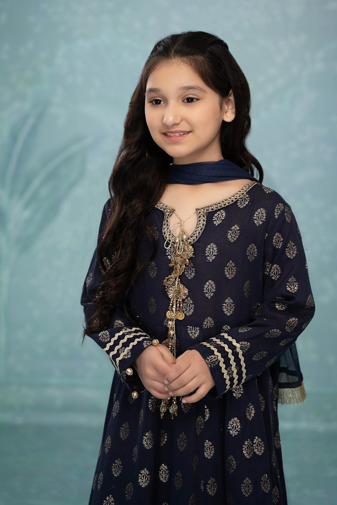 Maria B | 3 Piece Embroidered Suit | MKD-EF23-31R1 - House Of Zarish