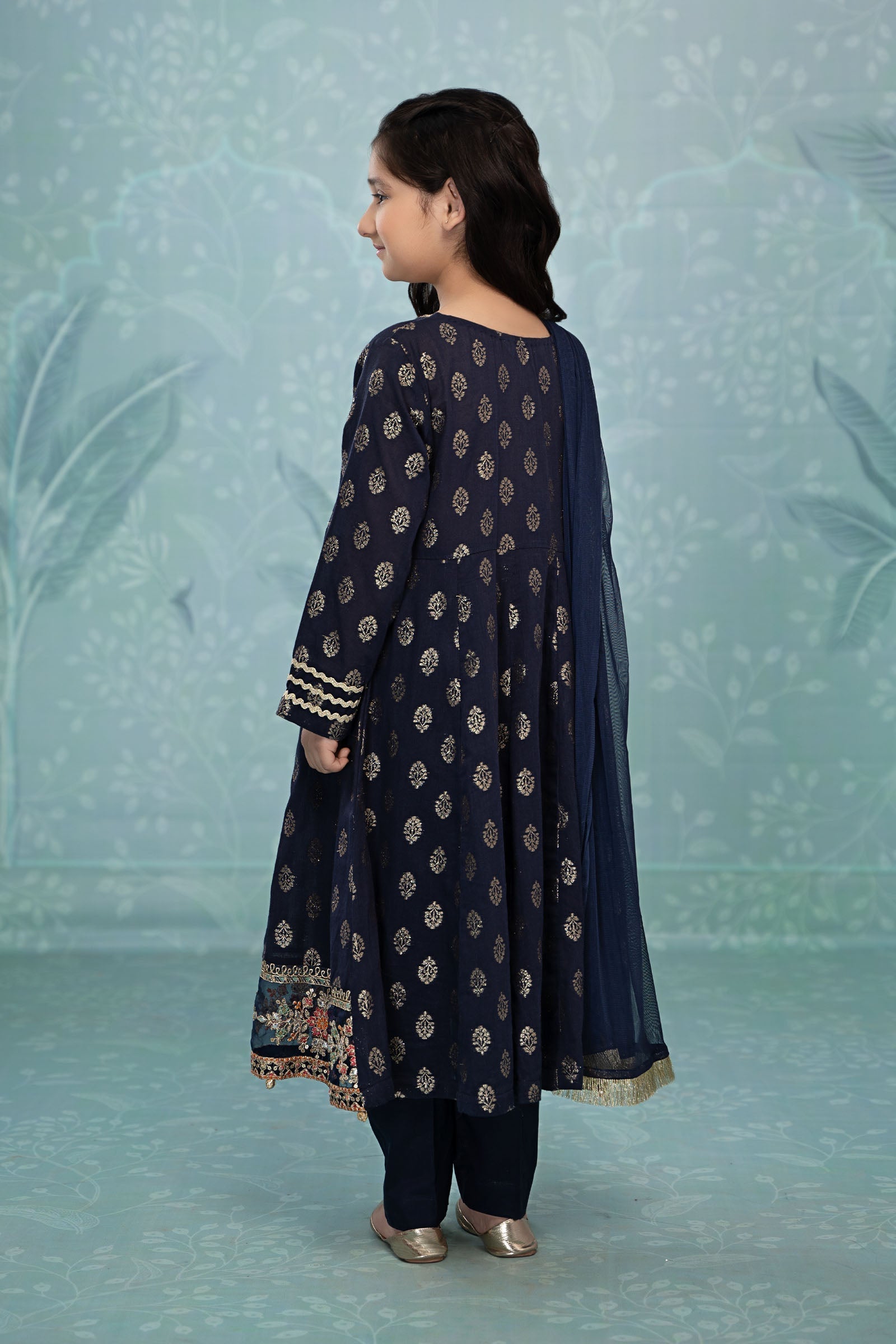 Maria B | 3 Piece Embroidered Suit | MKD-EF23-31R1 - House Of Zarish