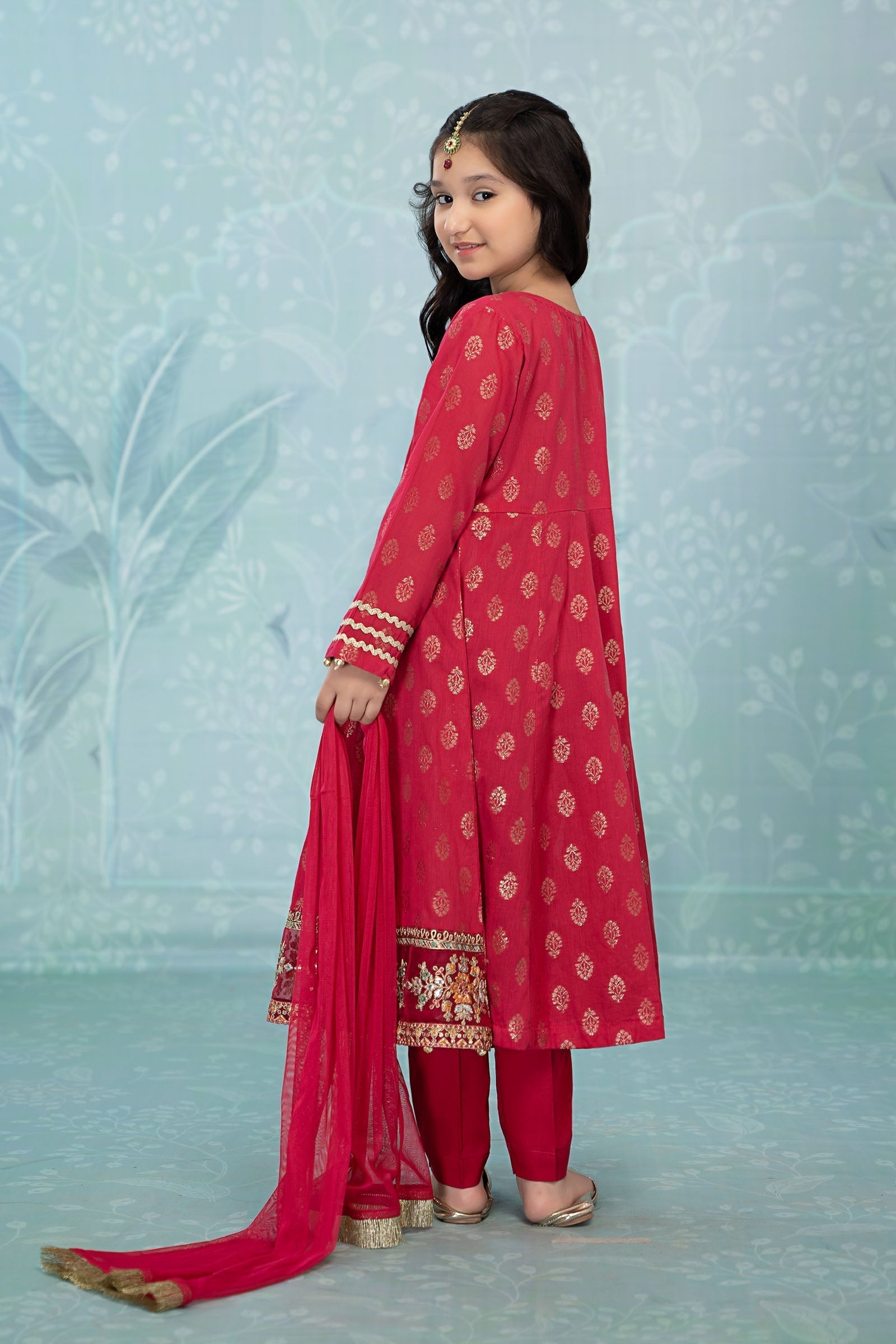 Maria B | 3 Piece Embroidered Suit | MKD-EF23-31R1 - House Of Zarish
