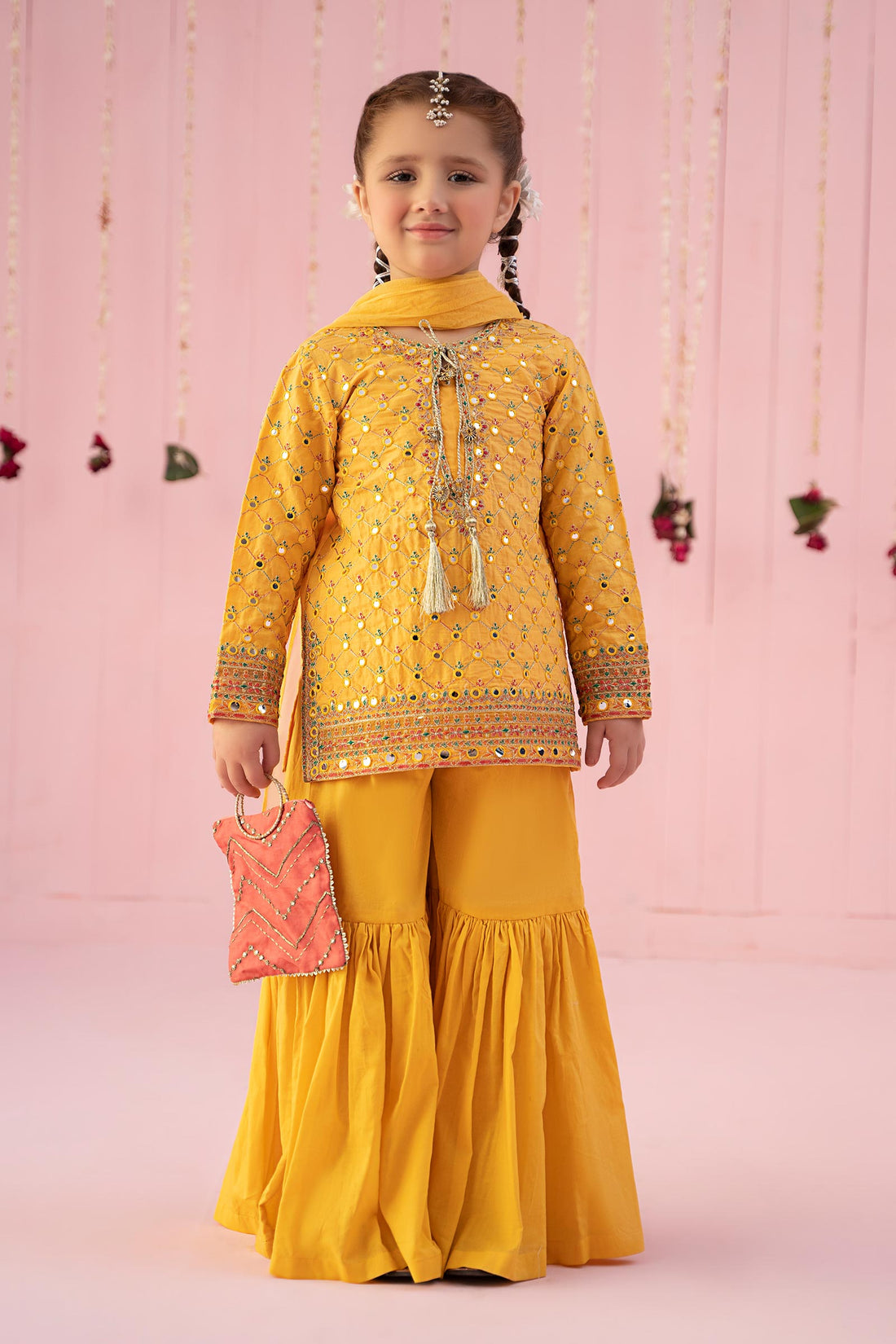 Maria B | 3 Piece Embroidered Lawn Suit | MKD-EF24-09 - House Of Zarish