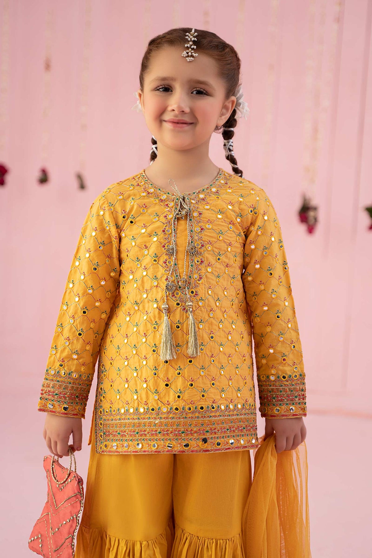 Maria B | 3 Piece Embroidered Lawn Suit | MKD-EF24-09 - Libasekhas