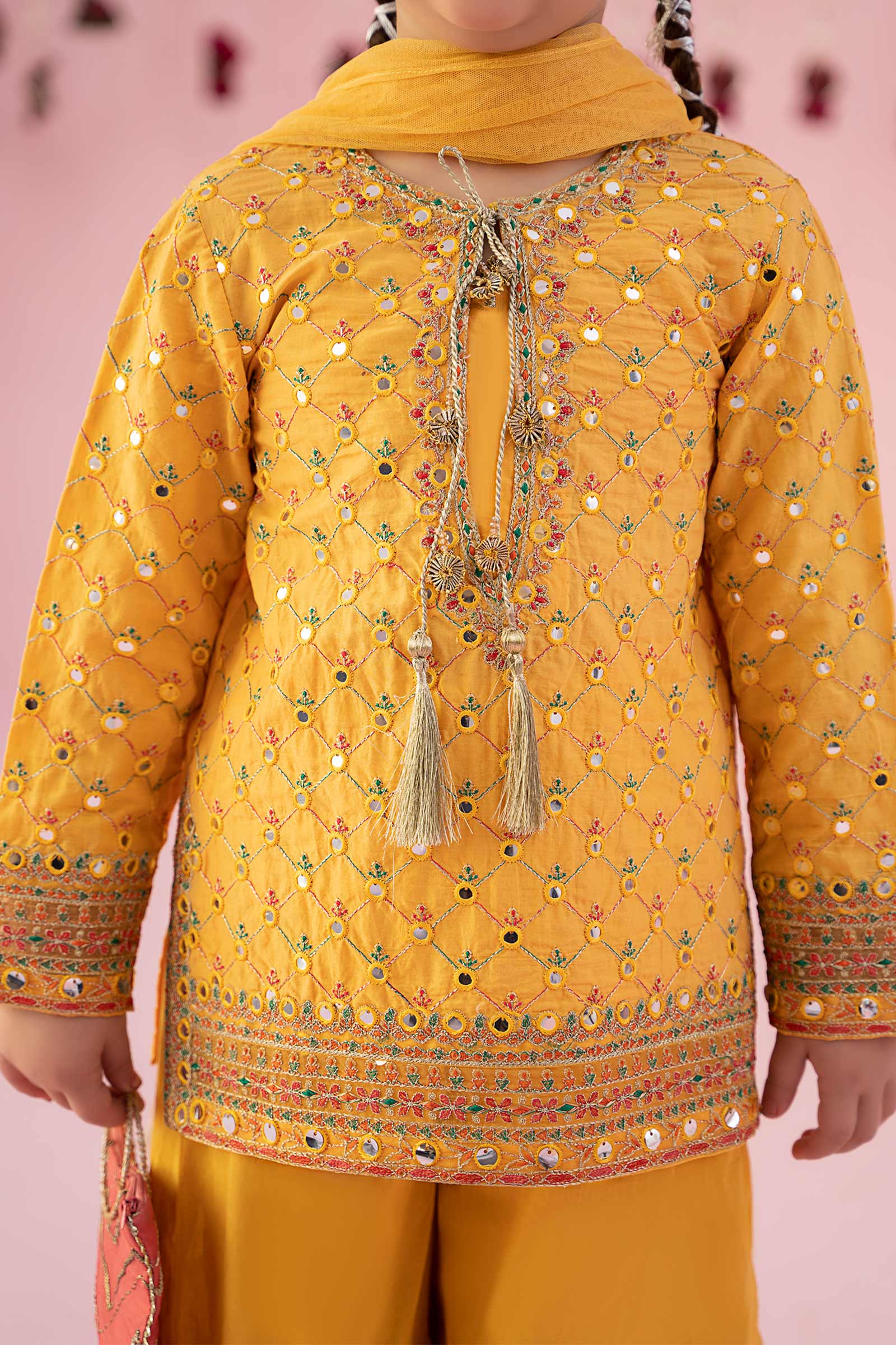 Maria B | 3 Piece Embroidered Lawn Suit | MKD-EF24-09 - Libasekhas
