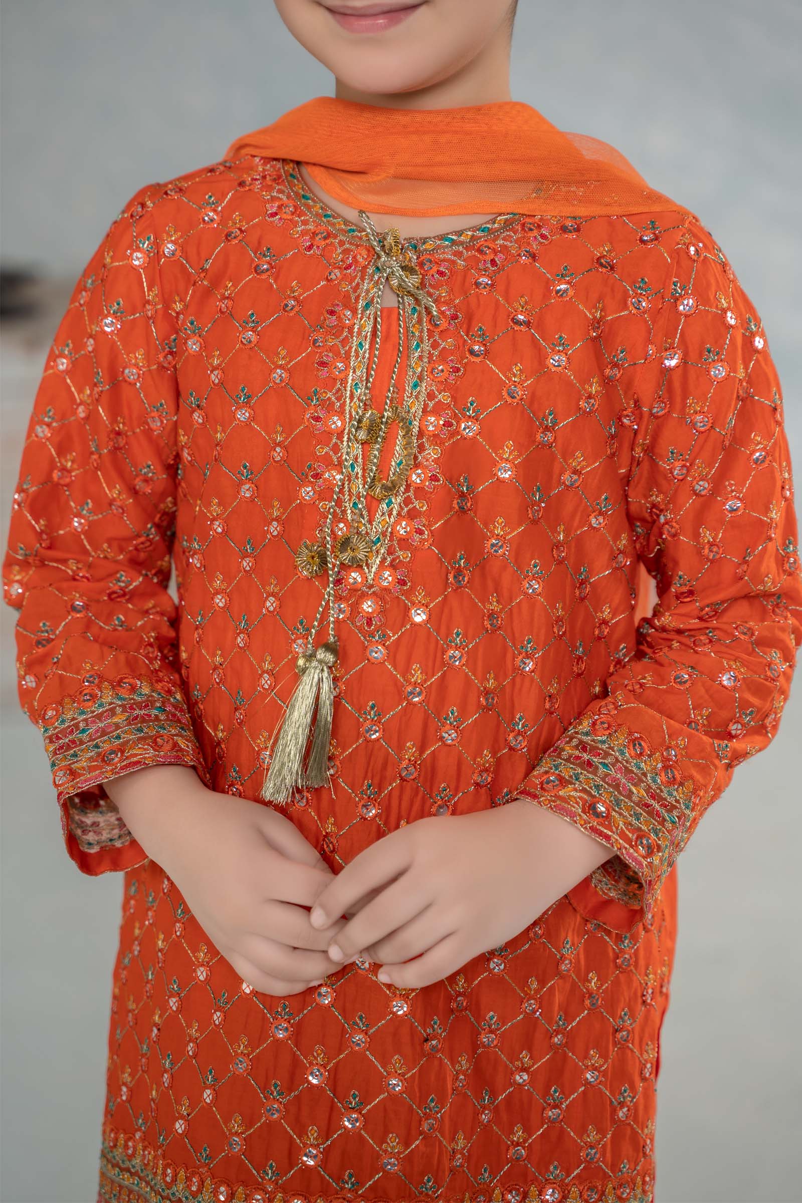 Maria B | 3 Piece Embroidered Lawn Suit | MKD-EF24-09 - Libasekhas
