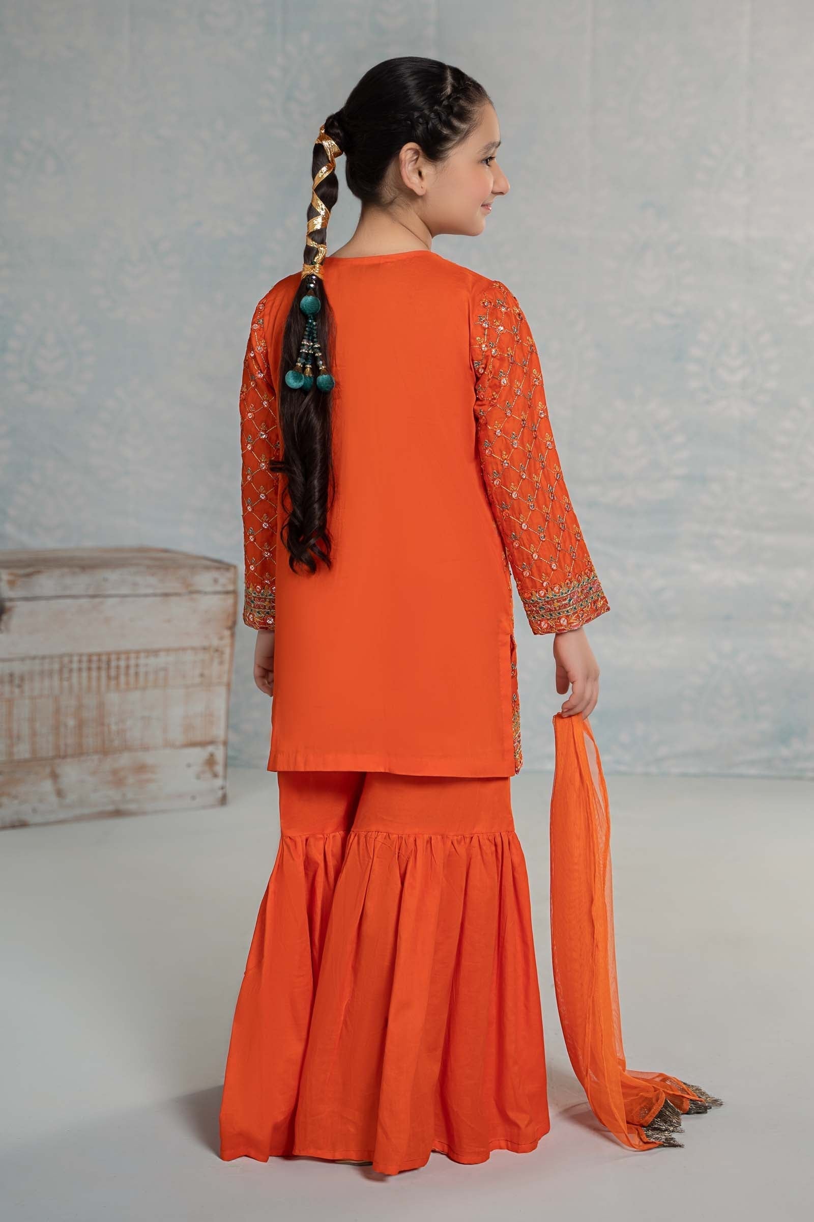 Maria B | 3 Piece Embroidered Lawn Suit | MKD-EF24-09 - Libasekhas