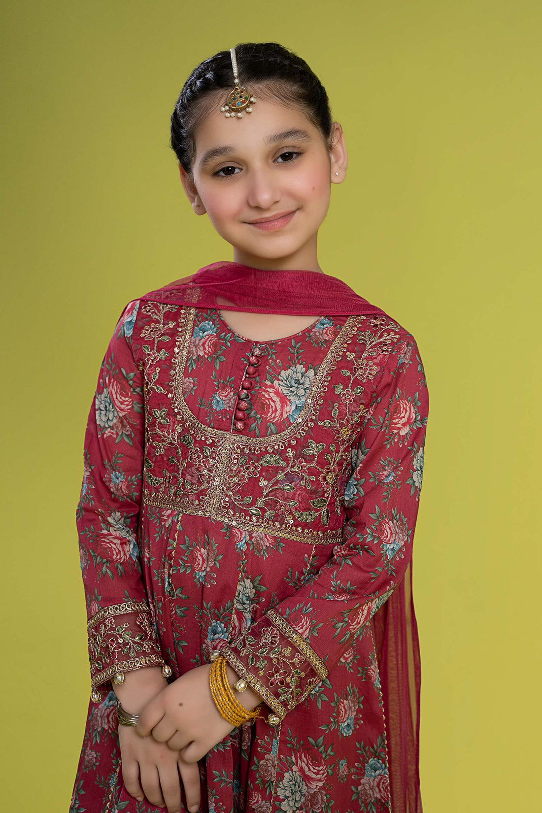 Maria B | 3 Piece Embroidered Lawn Suit | MKD-EF24-32 - House Of Zarish