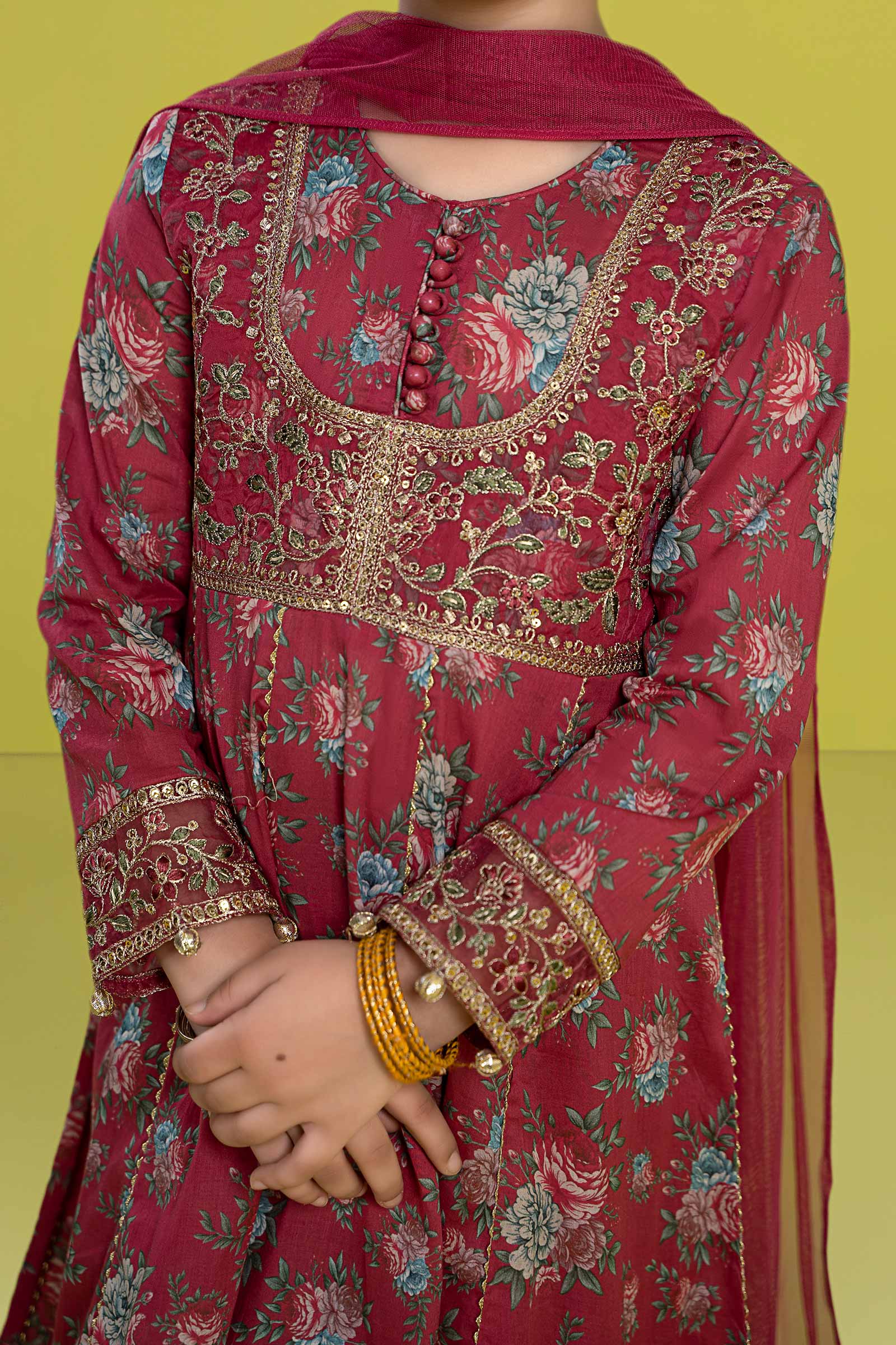 Maria B | 3 Piece Embroidered Lawn Suit | MKD-EF24-32 - Libasekhas