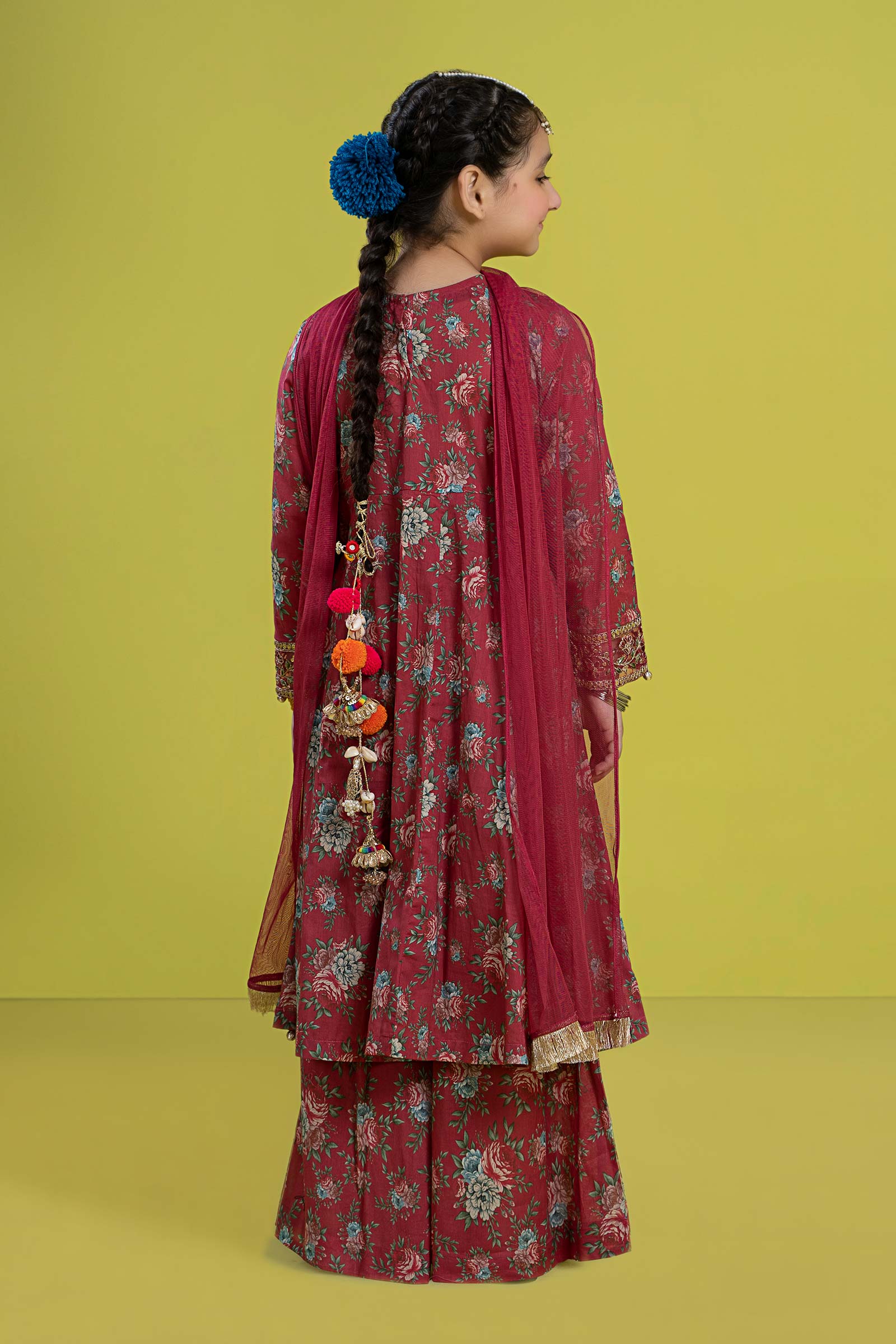 Maria B | 3 Piece Embroidered Lawn Suit | MKD-EF24-32 - Libasekhas