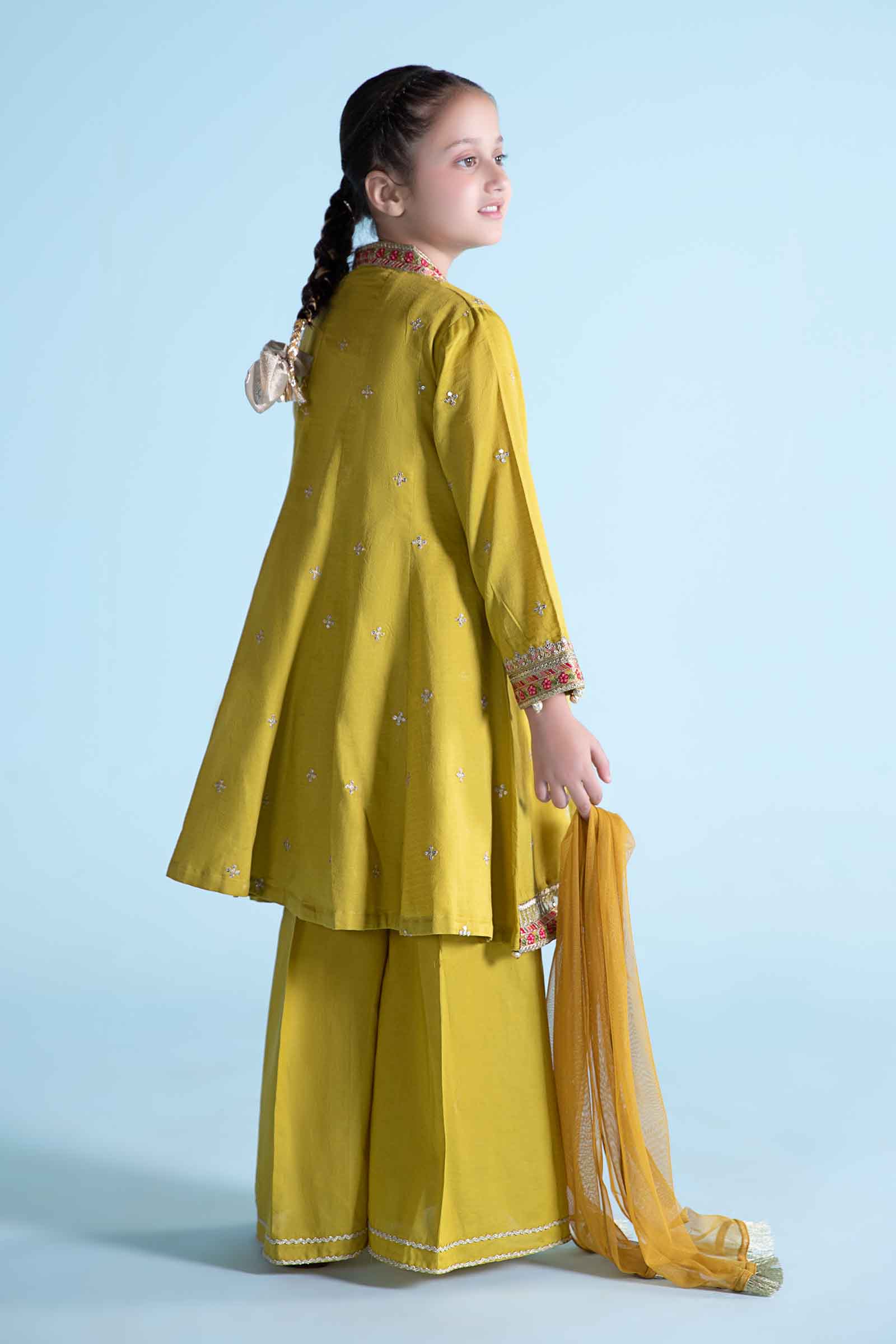 Maria B | 3 Piece Dyed Dobby Lawn Suit | MKD-EA24-10 - House Of Zarish