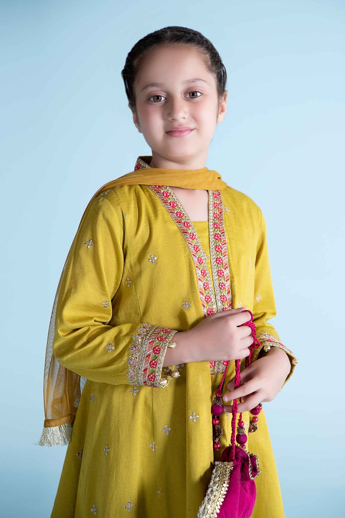 Maria B | 3 Piece Dyed Dobby Lawn Suit | MKD-EA24-10 - Libasekhas
