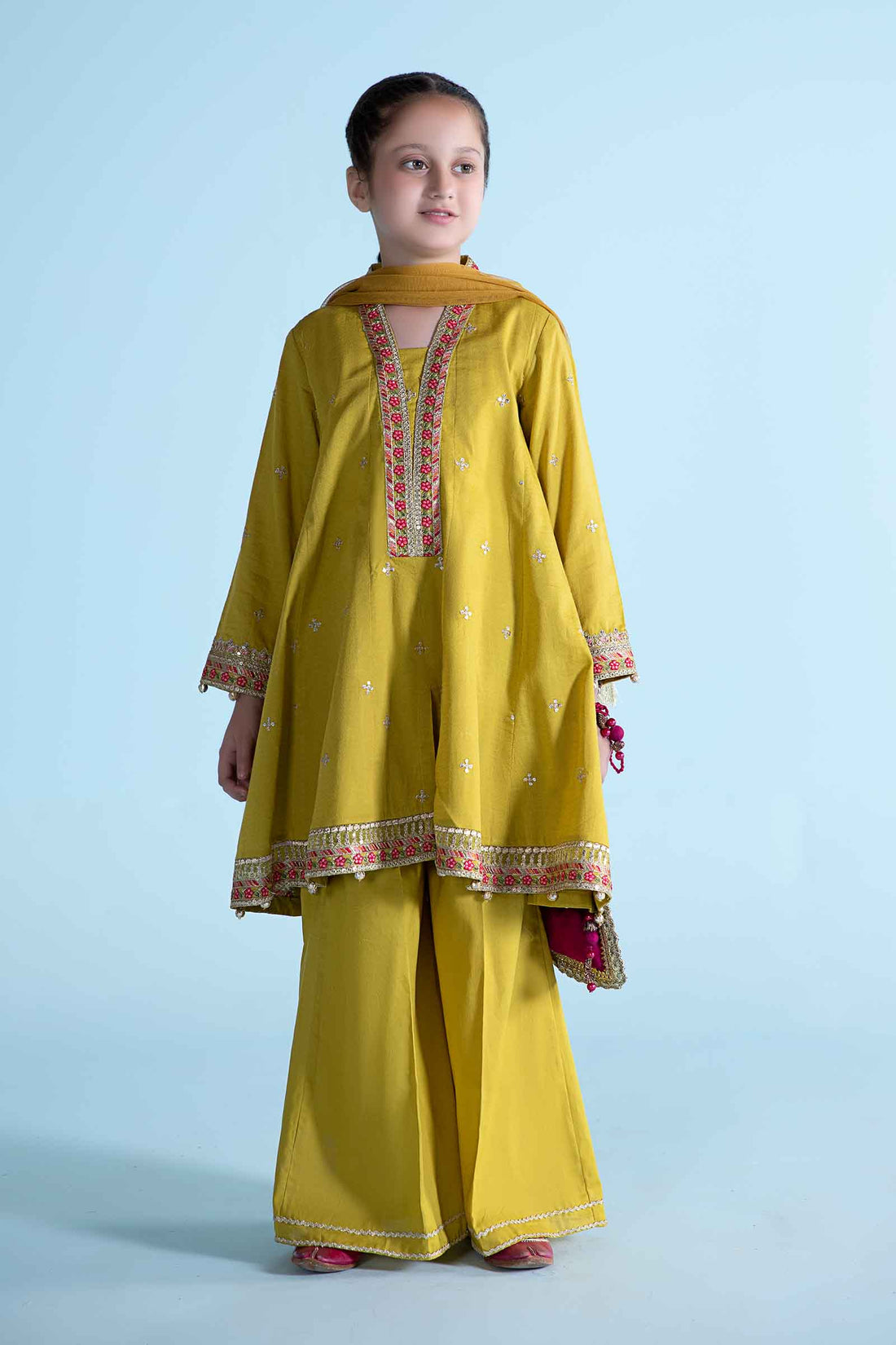 Maria B | 3 Piece Dyed Dobby Lawn Suit | MKD-EA24-10 - Libasekhas