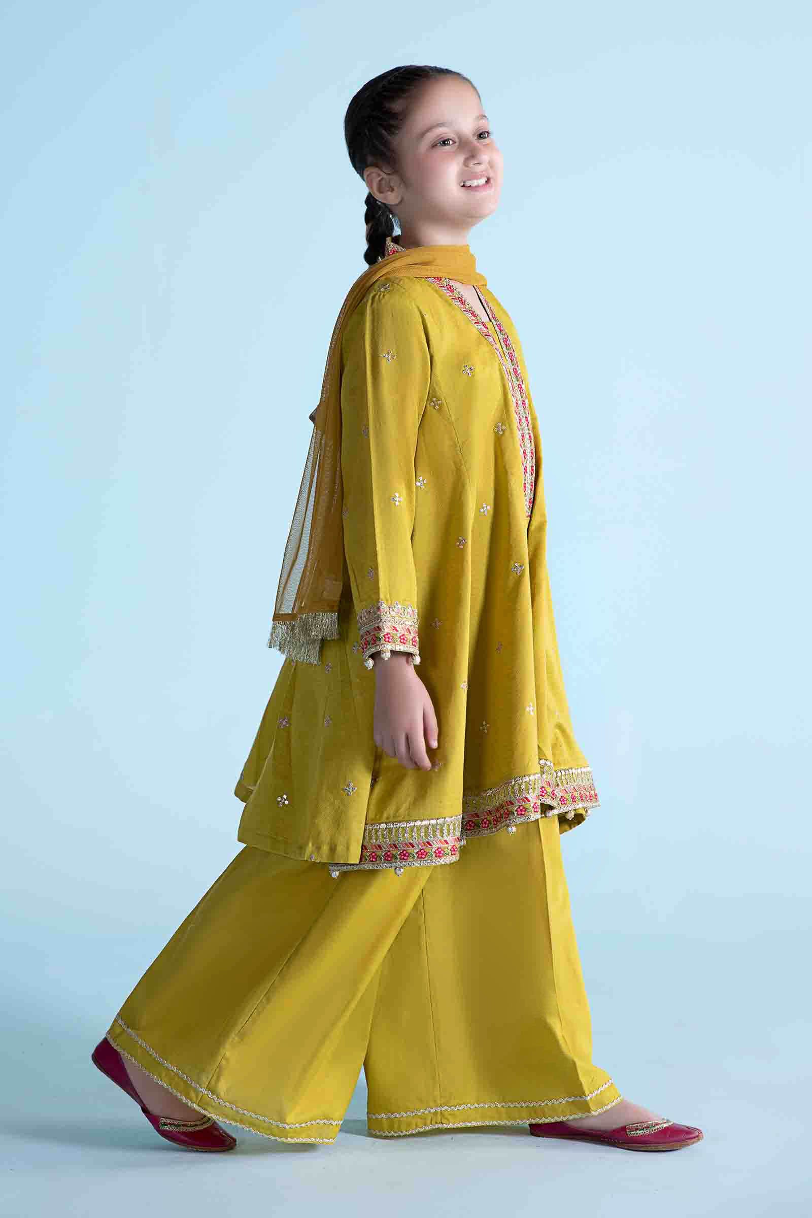 Maria B | 3 Piece Dyed Dobby Lawn Suit | MKD-EA24-10 - House Of Zarish