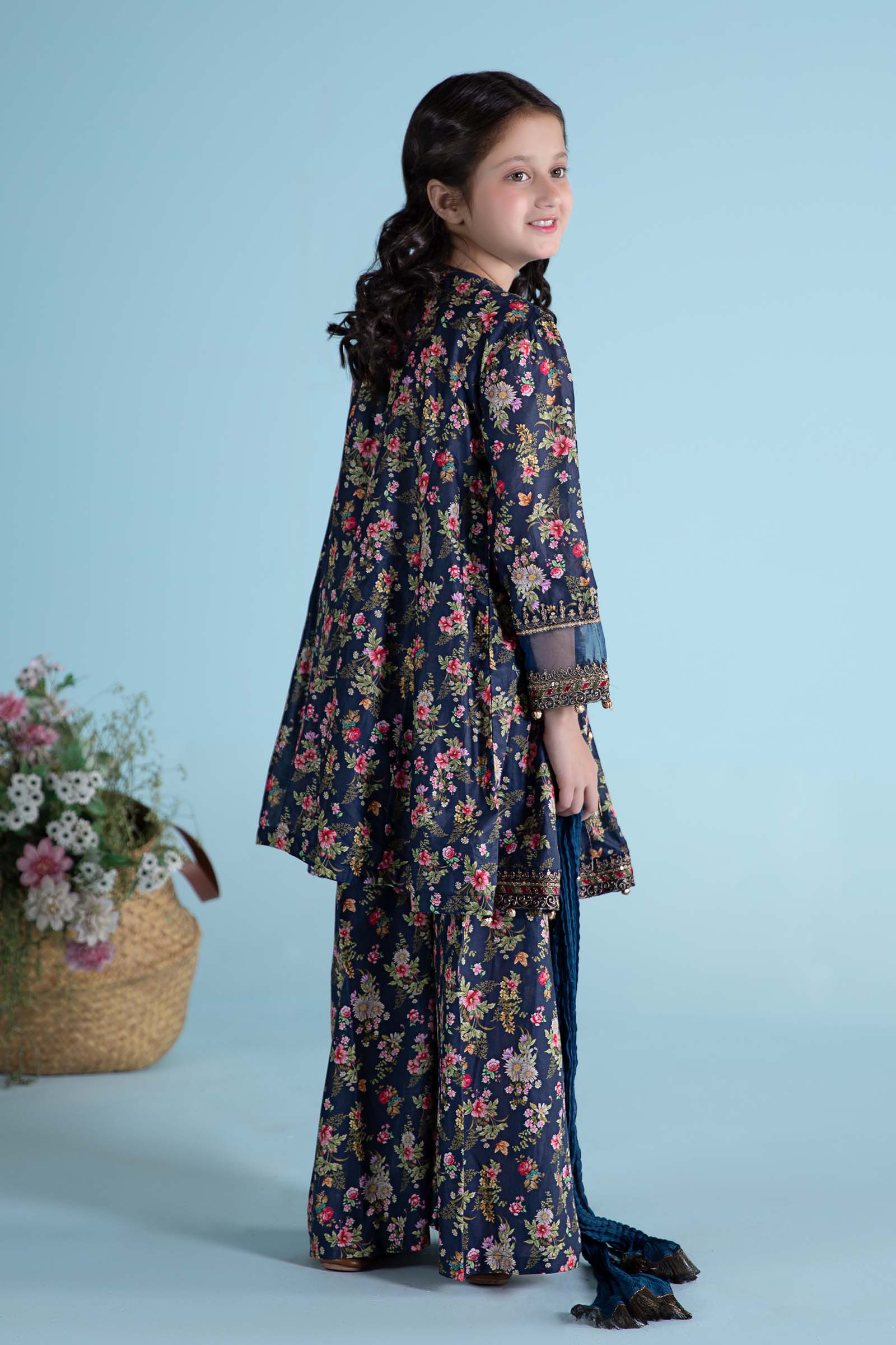 Maria B | 3 Piece Printed Lawn Suit | MKD-EA24-21 - House Of Zarish