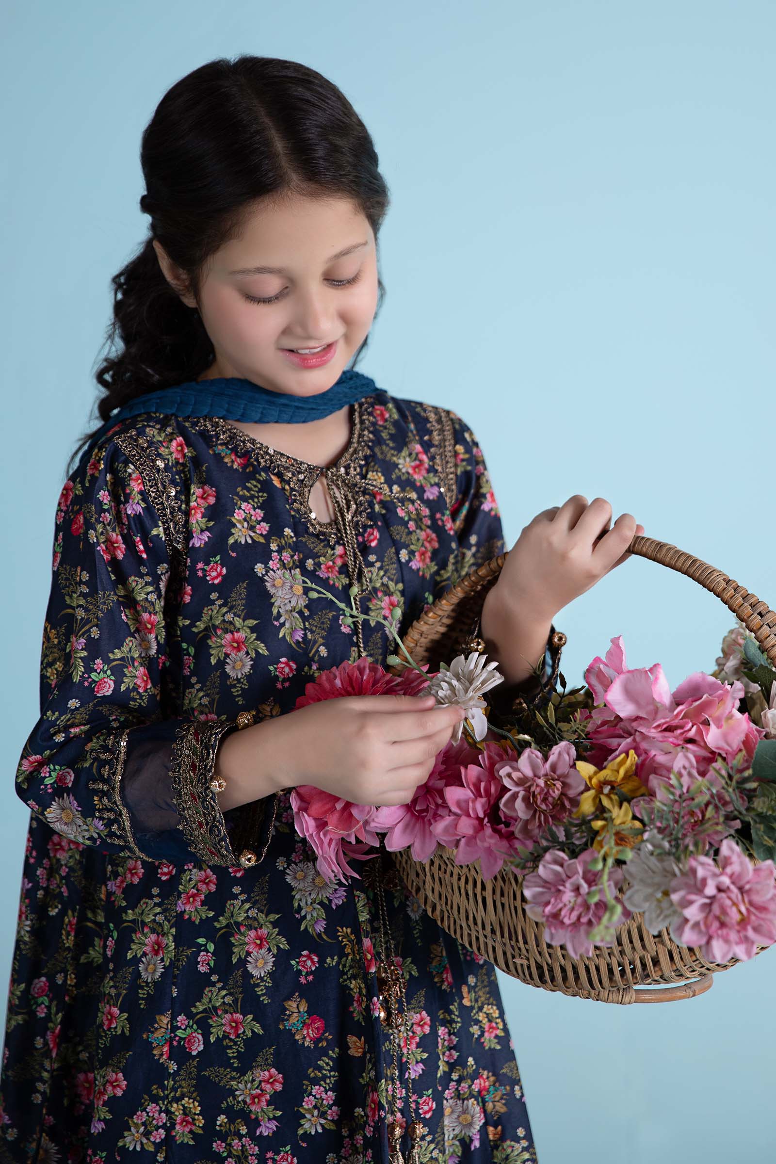 Maria B | 3 Piece Printed Lawn Suit | MKD-EA24-21 - Libasekhas