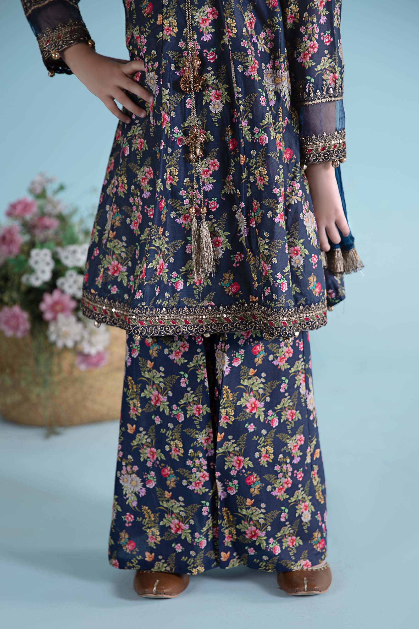 Maria B | 3 Piece Printed Lawn Suit | MKD-EA24-21 - House Of Zarish