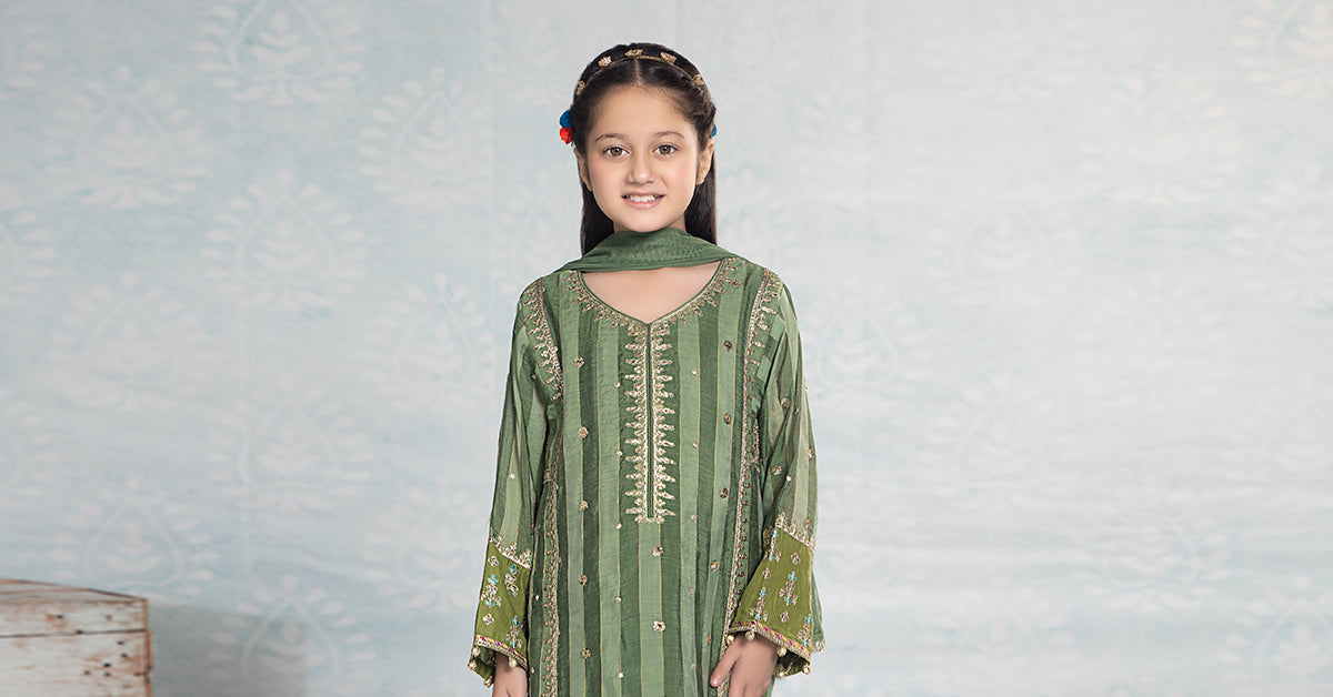 Maria B | 3 Piece Embroidered Yarn Dyed Suit | MKD-EF24-03 - House Of Zarish