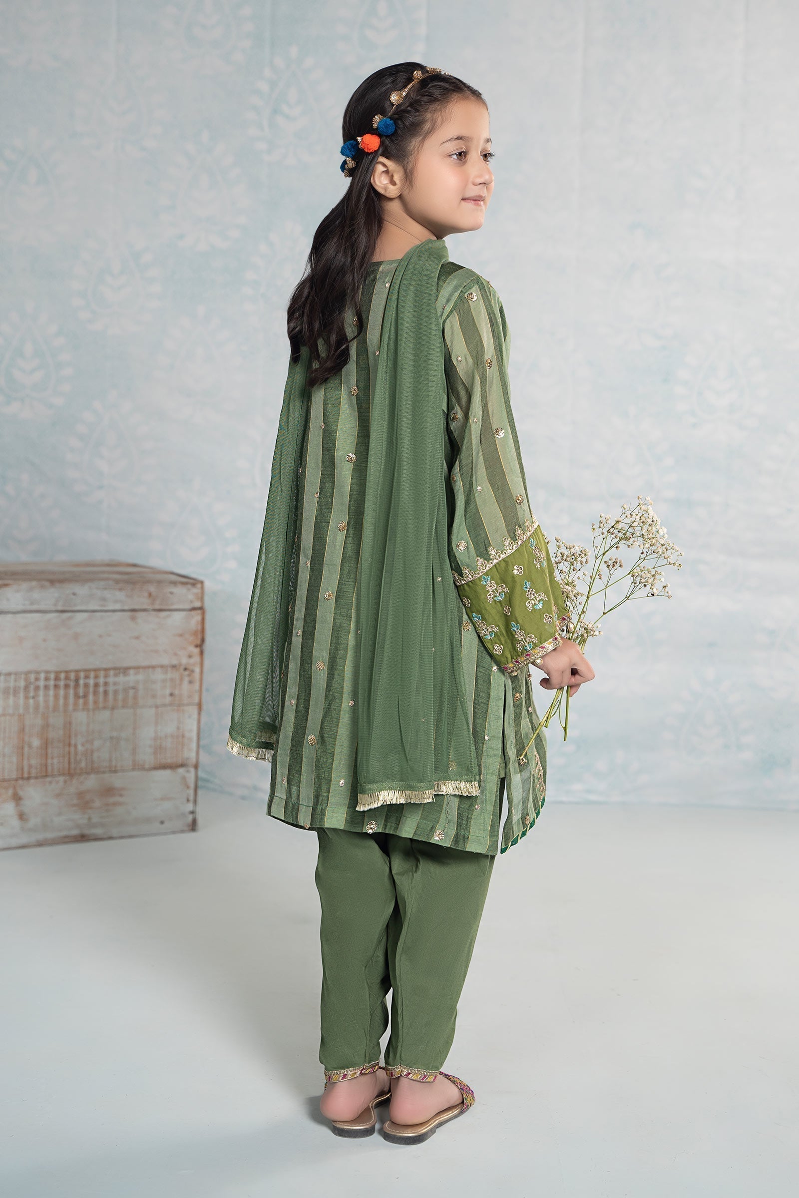 Maria B | 3 Piece Embroidered Yarn Dyed Suit | MKD-EF24-03 - House Of Zarish