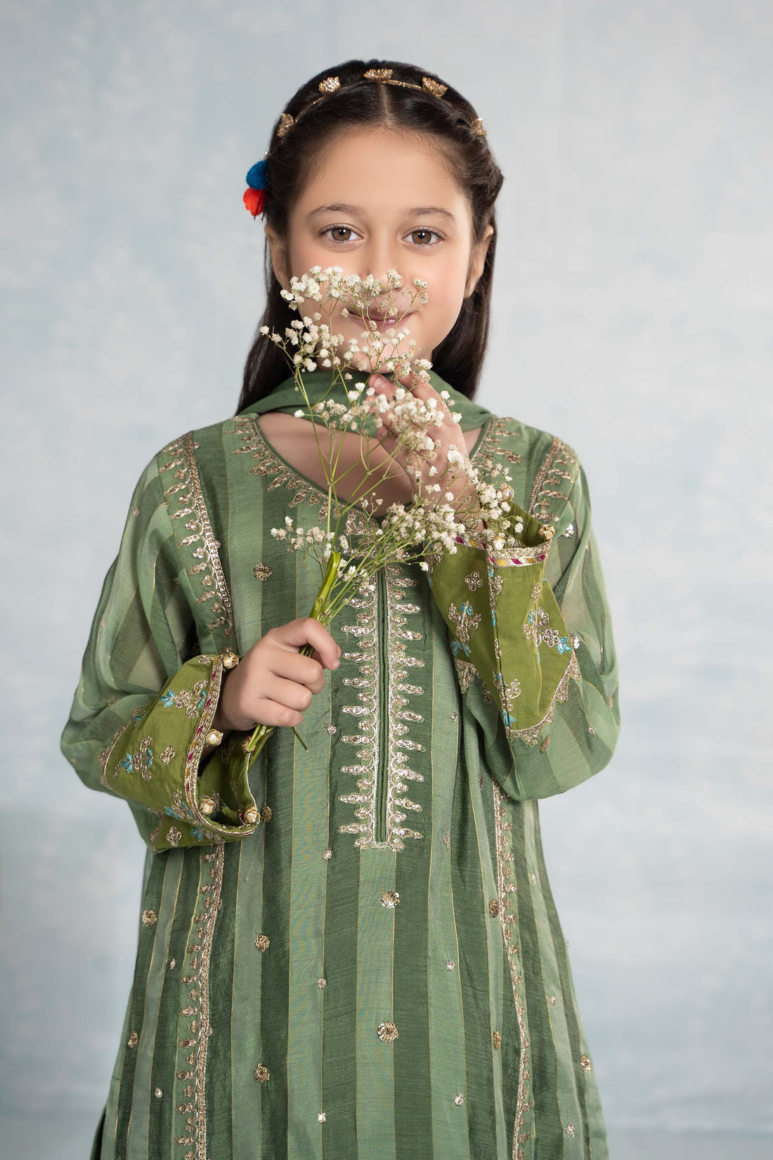 Maria B | 3 Piece Embroidered Yarn Dyed Suit | MKD-EF24-03 - House Of Zarish
