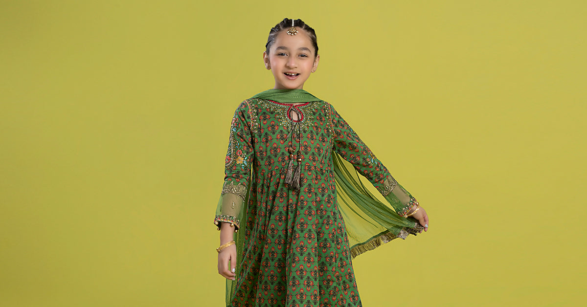 Maria B | 3 Piece Embroidered Lawn Suit | MKD-EF24-36 - House Of Zarish