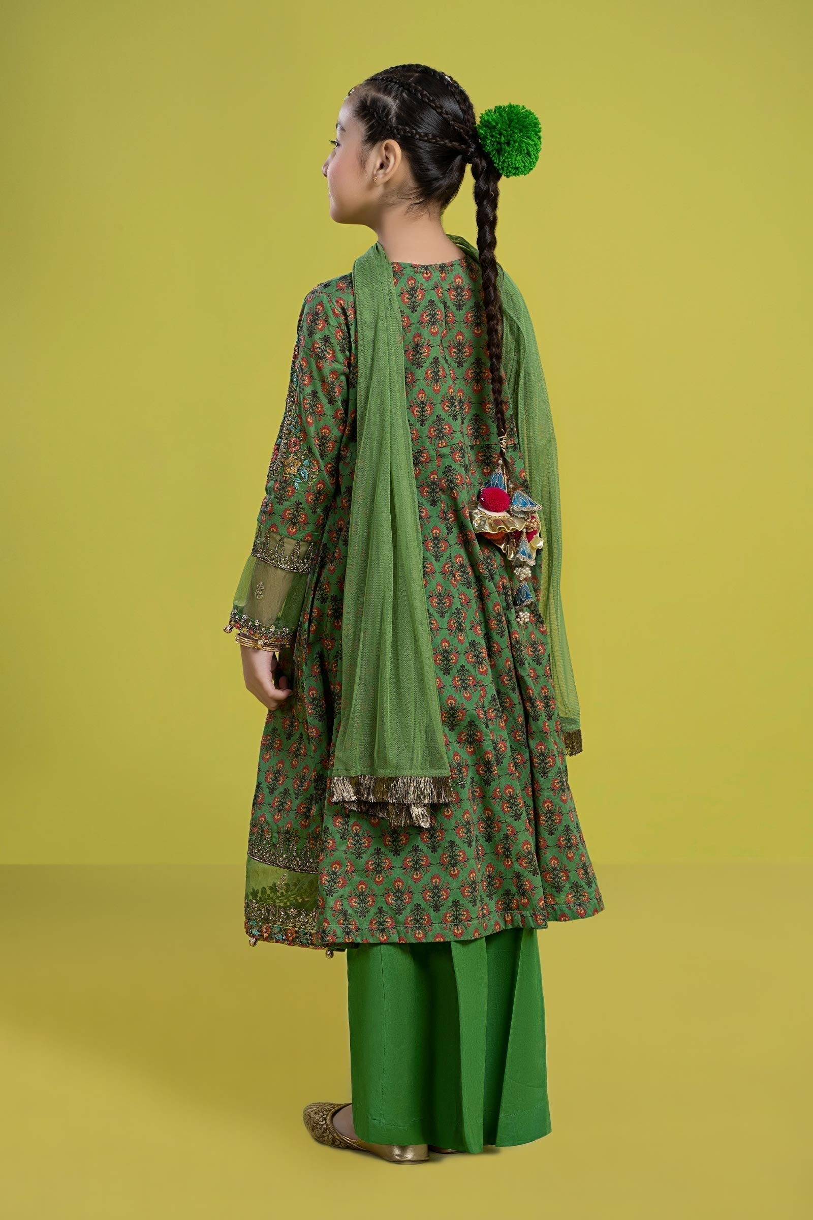 Maria B | 3 Piece Embroidered Lawn Suit | MKD-EF24-36 - House Of Zarish