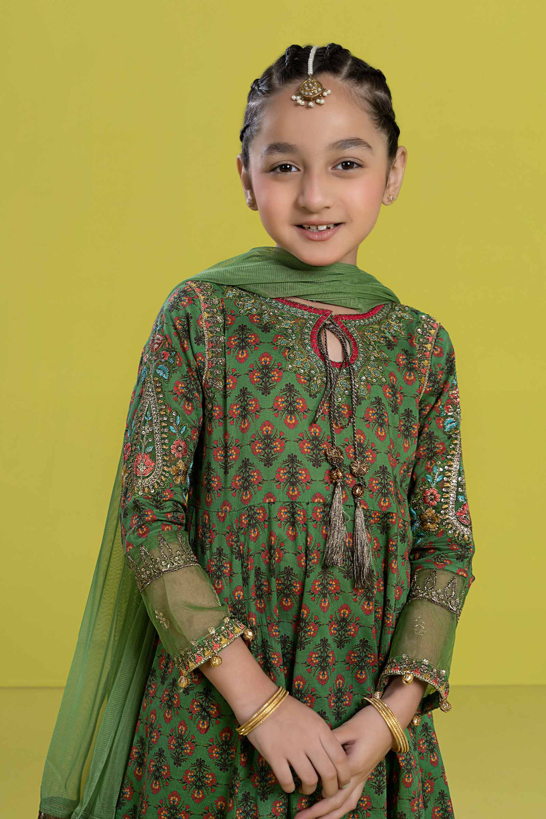 Maria B | 3 Piece Embroidered Lawn Suit | MKD-EF24-36 - House Of Zarish