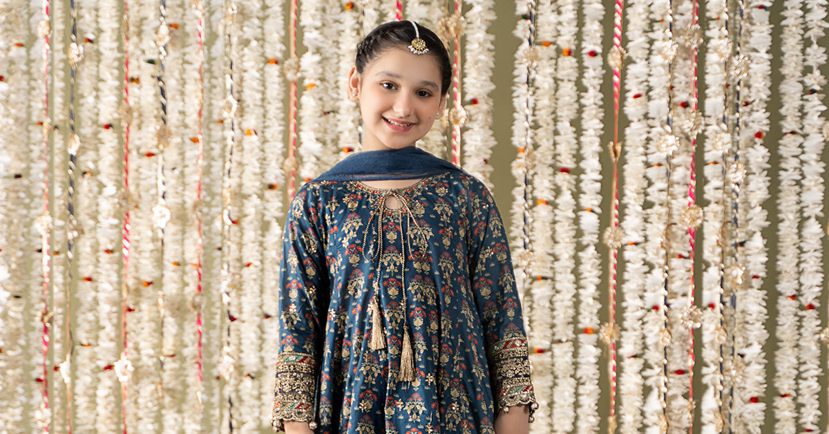Maria B | 3 Piece Embroidered Lawn Suit | MKD-EF25-05 - House Of Zarish