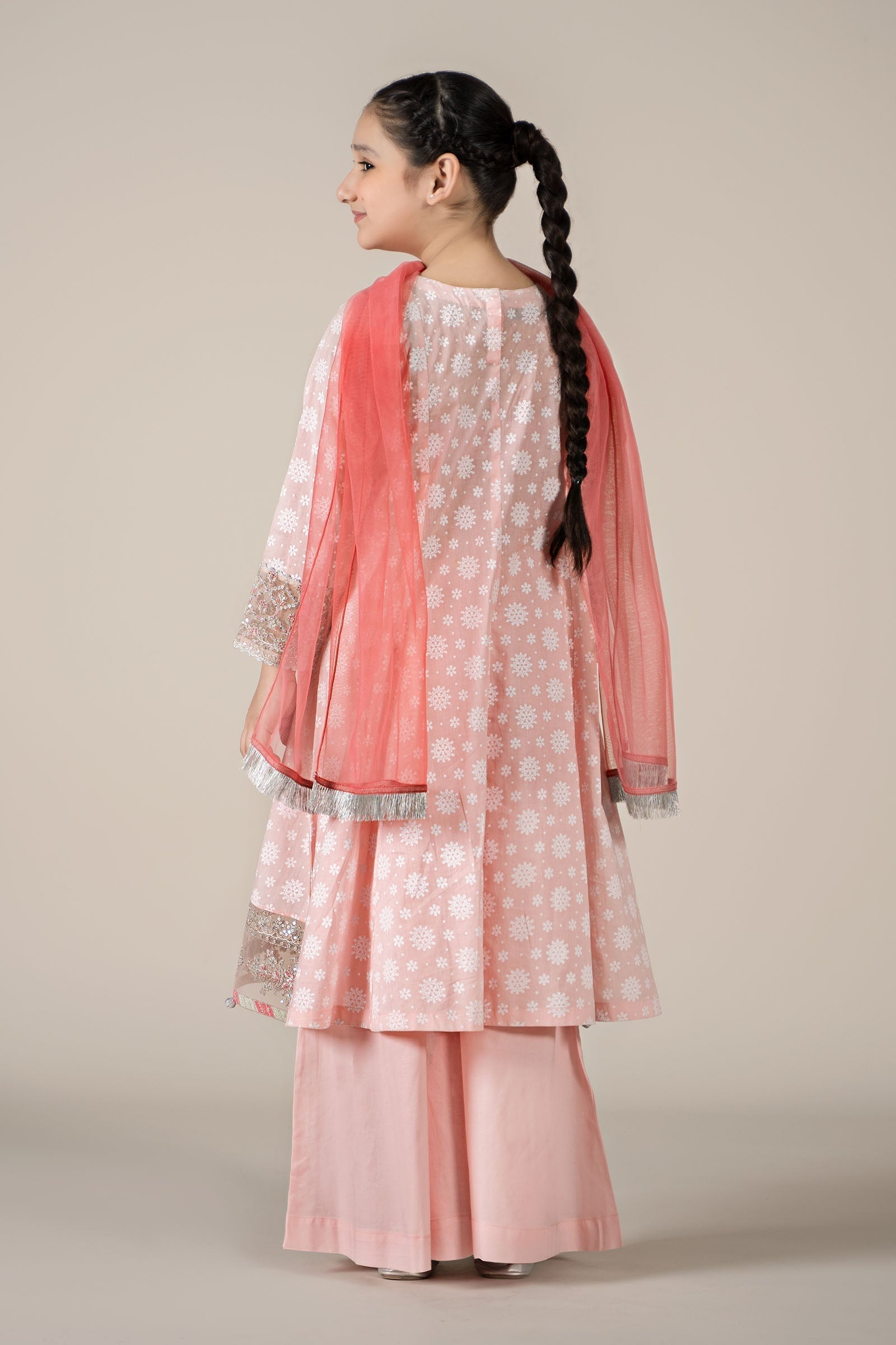 Maria B | 3 Piece Embroidered Lawn Suit | MKD-EF25-09 - House Of Zarish