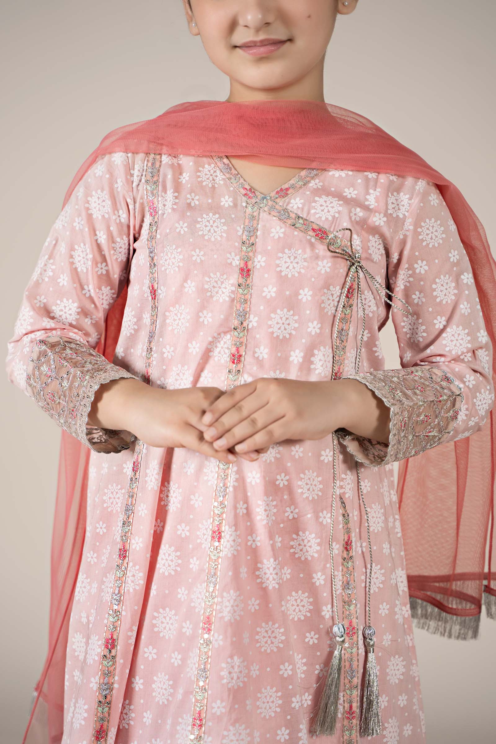 Maria B | 3 Piece Embroidered Lawn Suit | MKD-EF25-09 - House Of Zarish