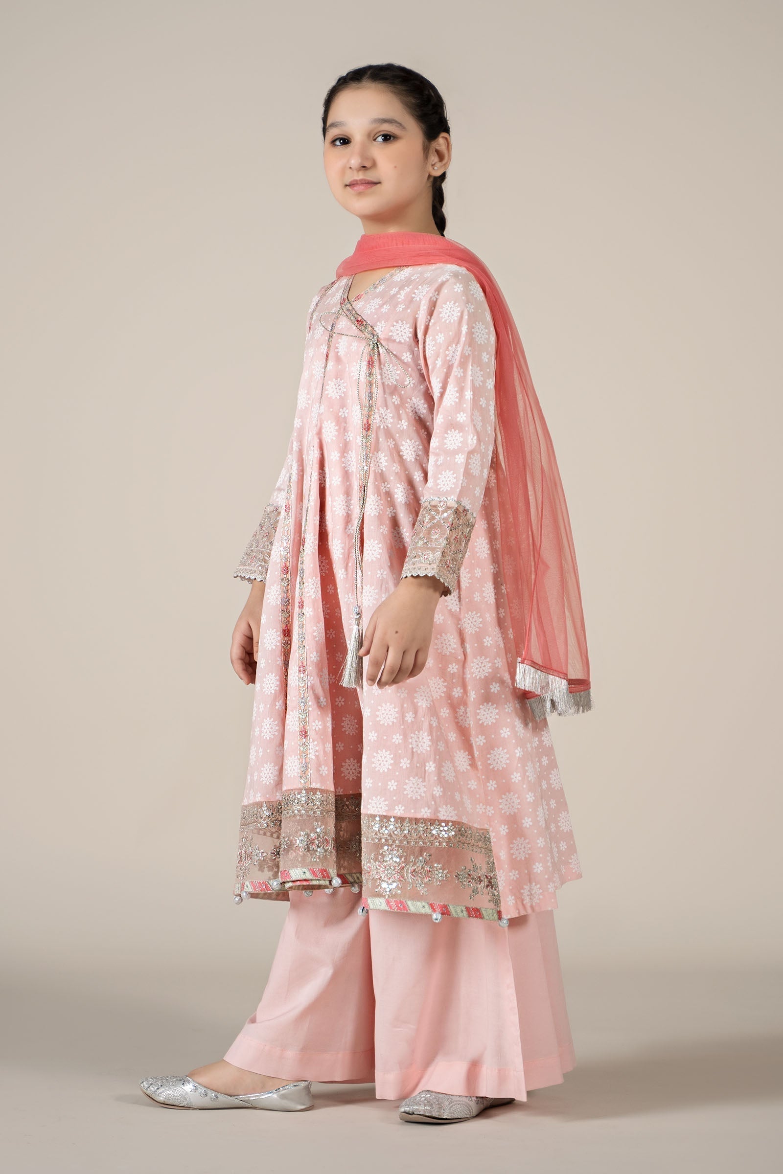 Maria B | 3 Piece Embroidered Lawn Suit | MKD-EF25-09 - Libasekhas