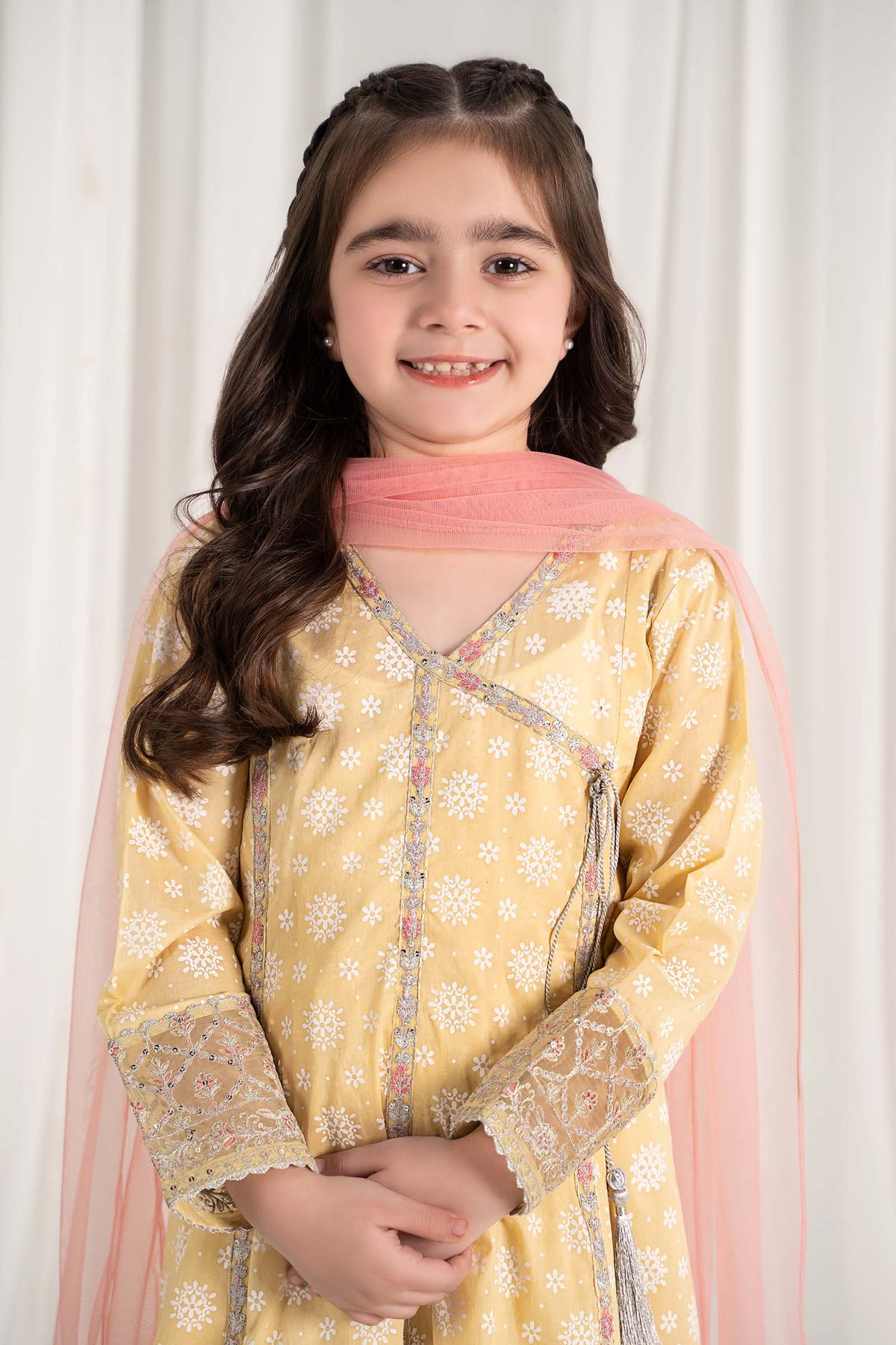 Maria B | 3 Piece Embroidered Lawn Suit | MKD-EF25-09 - Libasekhas